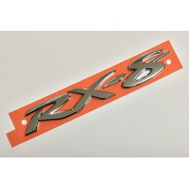 Mazda Car Emblem with Masking Tape, RX-8 (Genuine MAZDA Mazda RX-8, Compatible with All Other Models)