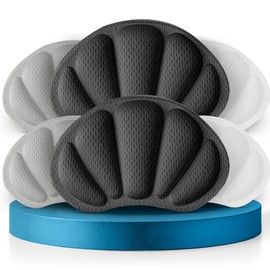 Heel Pads to Prevent Blisters & Slipping, Heel Protection Insoles, Memory Foam Shoe Filler, Invisible, Soft Heel Cushion, Breathable, Skin-Friendly (6 Pairs)