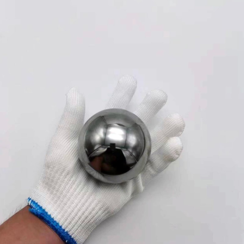 Two Large 3" Inch Diameter Hardened Chrome Solid Steel Bearing