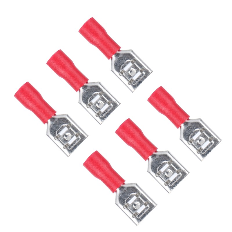 Insulated Spade Wire Connector FDD1.25‑250 Female Sturdy Durable Stable Convenient