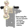 TowWorks 79831 Keyed Unique 5/8" Trailer Hitch Lock with Extra