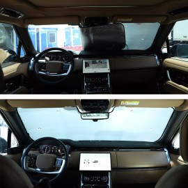 Ynei Custom Fits 2023-2024 Range Rover Windshield Sun Shade Interior UV Protection
