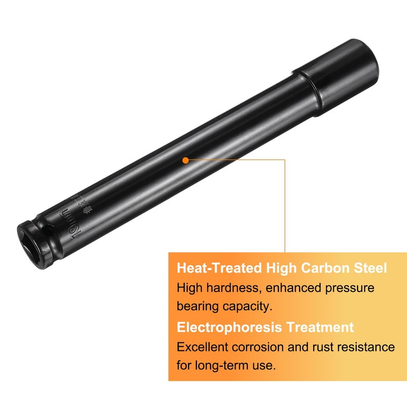 HARFINGTON Deep Impact Socket 1/2" Square Drive by 19mm Metric