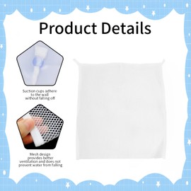 SUNZWO 2pcs Bath Toy Net Organizer,Eco-Friendly Non-toxic Mesh Storage Bag,Bathtub Toy Holder for Bathroom, Shower Toys,Ideal for Kids & Toddlers