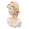 Modern Ceramic Face Vases Decorative Modern Style Shy Girl Flower