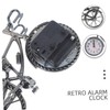Mobestech Bicycle Alarm Clock Creative Clock for Desktop Decoration Lightweight