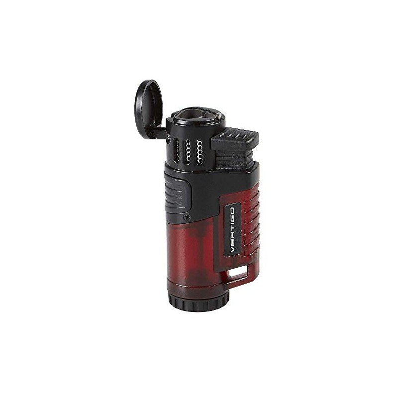 Vertigo Vertigo Hawk Triple Jet Flame Lighter (Red)