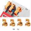 4PCS Micro Breaker Lockout Aluminum Alloy Sparkproof Circuit Breaker Lock