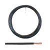 electrosmart 12V 24V 1mm² 16.5 Amps Single Core Copper Automotive Auto Car Marine Stranded Thin Wall Cable/Wire Red or Black (16.5A) (Black, 5m)