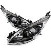 LSAILON Fit For Mazda 3 2010-2013 Headlight Assembly Black Housing
