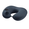 Neck Pillow U Shape Portable Press Inflatable Ice Silk Travel