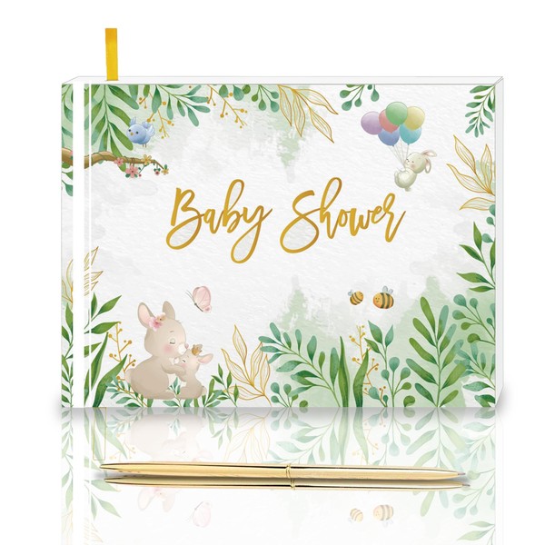 Lintriguingly Baby Shower Guest Book - Baby Shower Sign in
