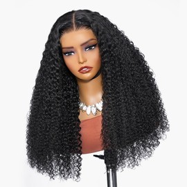 SUPERNOVA 22Inch Curly Human Hair Wig 180 Density Glueless 13x6 HD Lace Front Wigs Human Hair Pre Plucked Pre Cut Deep Curly Wave Lace Front Wigs For Black Women