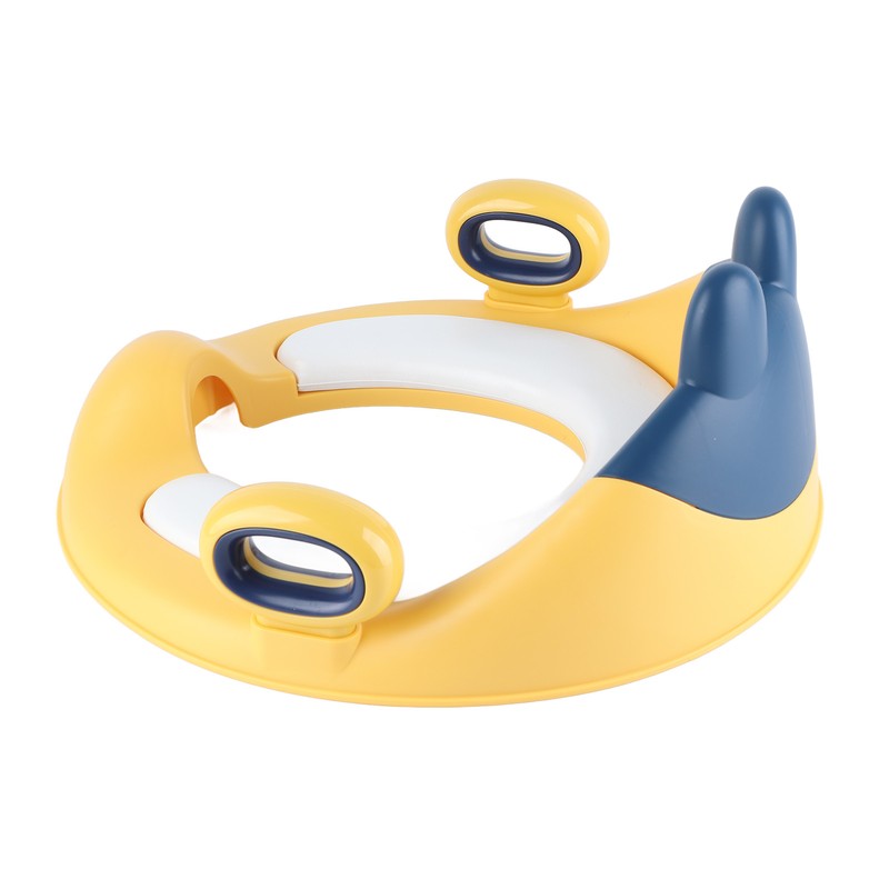Toddlers Toilet Seat with Spatter Guard and Handles Baby Potty