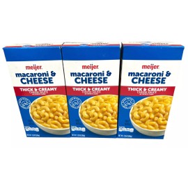 Meijer Thick & Creamy Macaroni and Cheese Dinner 7.25 oz ( 3 Boxes )