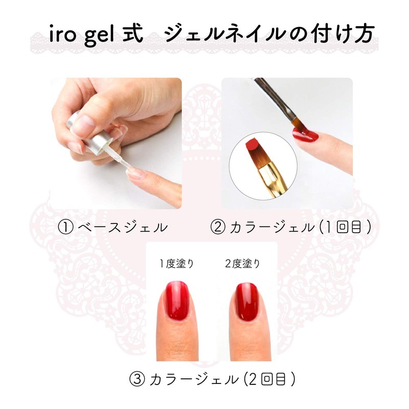 iro gel Gel Nail UV LED Compatible Base Coat &