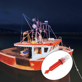 Safety Beacon Light, Boat Flares Kayak Navigation Lights Emergency Flares Warning Flashing Bar Electronic Visual Distress Signal Bait Lure Lamp for Paddles Pontoon Kayaking Marine Pontoon Ship(red)