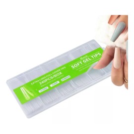 Mouyic Tip Completo De Gel Uña Postiza Soft Gel 240 Pz