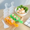 Acpetdr 4 Pack Rice Ball Mold with Mini Rice Scoop,