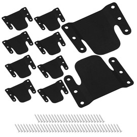 Sofa Connector Bracket Hardware Set, Durable 10 Piece Sofa Connection System, Ensuring Segmented Sofa Assembly and Stability, Furniture Clip and Bracket with 60 Screws, Sofa Replacement Parts