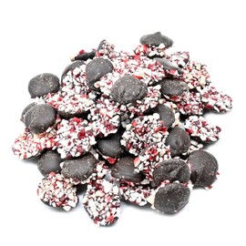 Candy Retailer Dark Chocolate Peppermint Crunch Chocolate Drops 1 Lb