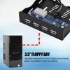 氷面鏡 USB 2.0 Front Panel, 4-Port Floppy Bay Hub, FFD4USB-F01