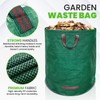 Gardenpal 3 Pack 72 Gallon Reusable Yard Waste Bag, Heavy