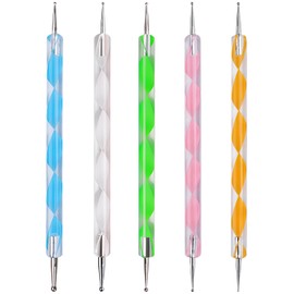 Embossing and Clay Sculpting Dotting Tool Set, Ball Stylus for Nail Art, 2 Way Sizes for Diverse Patterns