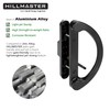 HILLMASTER Patio Sliding Glass Door Handle Replacement Set,Mortise Style Reversible