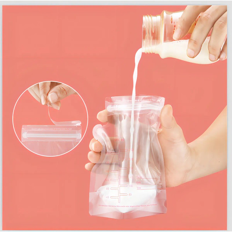 Bolsa De Almacenamiento De Leche Materna 250ml 120 Piezas