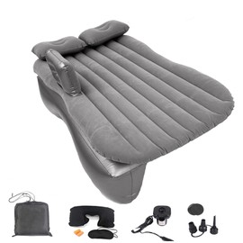 Onirii Inflatable Car Air Mattress Back Seat Bed with Air Pump,53 "x 32.6" Portable Thickened Car Travel Camping Sleeping Air Mattress Blow Up Bed for Small Car Universal SUV