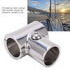 90° T Tee Tube Pipe Connector 1in/25.4mm ID Separable Stainless