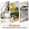 Crystmetal 5 X 304 Stainless Steel Handrail Brackets, Contemporary Stair