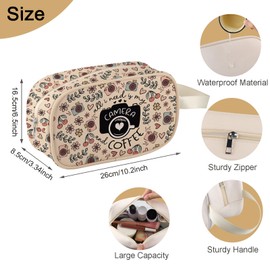 MEIKIUP Photographer Gift All I Need is Coffee and My Camera Clear Makeup Bag Photography Lovers Gift Camera Cosmetic Bag (Camera Clear Bag-UK)