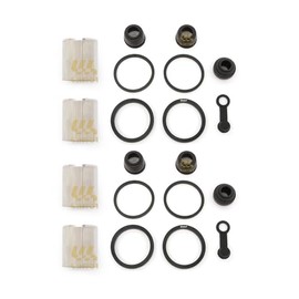 Set of 2 - Front Brake Caliper Rebuild Kit - Fits Honda GL500 VF700 CB750 CB900 GL1100 VT1100 Seals Piston Bleeder Cap