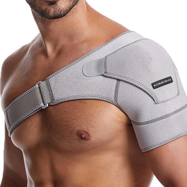 Komoko Shoulder Brace, Rotator Cuff Support Brace with Ice Pack