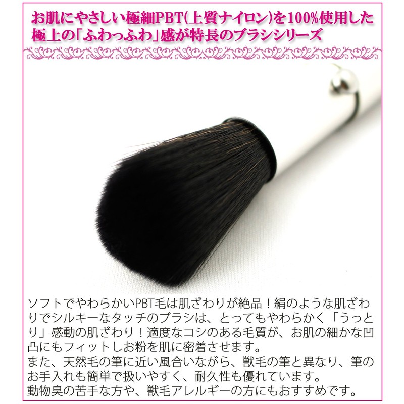 Shishida Seishindo Face Brush, Slide, Silver