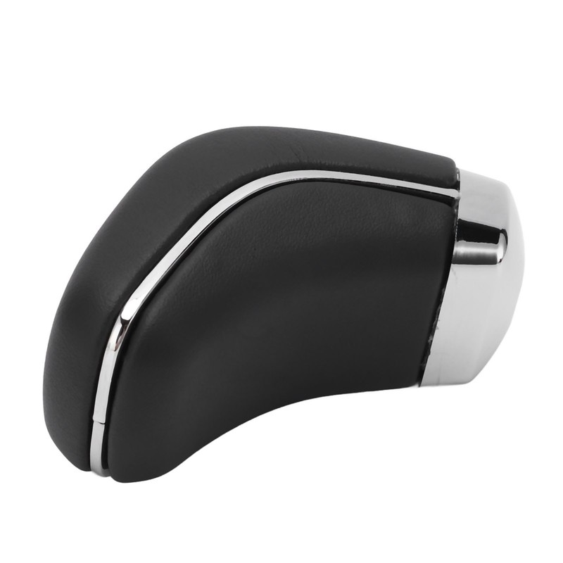 Car Automatic Gear Shift Knob Matt Black Artificial Leather Glossy