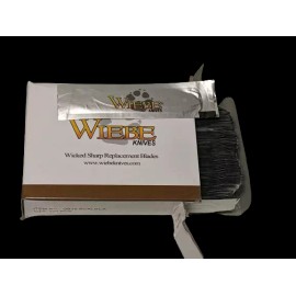 Wiebe 100 Wiebe Wicked Sharp Replacement Blades Knife Skinning Fur Handling Coyote