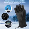 Heated Gloves for Men Women Battery Powered Heated Gloves Waterproof