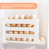 Egg Holder for Refrigerator, 4 Tiers Automatic Rolling Egg Container