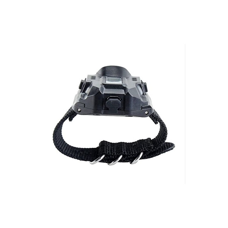 Maxbei Waterproof LED Tactical Display Rechargeable Wrist Watch Flashlight Multi