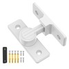 StickNGo Heavy Duty 90 Degree Barn Door Lock, Zinc Alloy