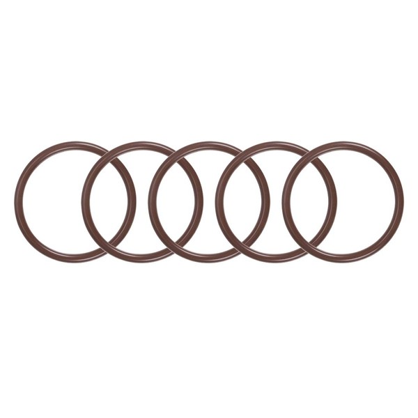 uxcell Fluorine Rubber O-Ring 27mm Outer Diameter 23mm Inner Diameter