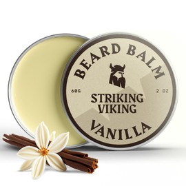 Striking Viking Vanilla Beard Balm - Styles, Strengthens 2 Ounce (Pack of 1)