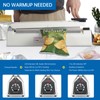 R-PACK Impulse Heat Sealer with Hot Cutting Wire, Heavy-Duty Bag