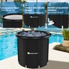 Yesker 126 Gal Ice Bath Tub with Air Ring, Portable