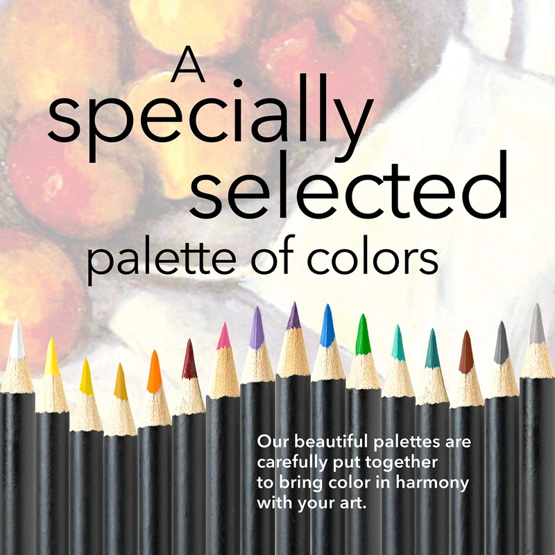 Castle Art Supplies 24 Cezanne Inspired Coloured Pencils Set for