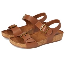 Eurosoft Women's Gypsy Flat Sandal, Luggage, 6