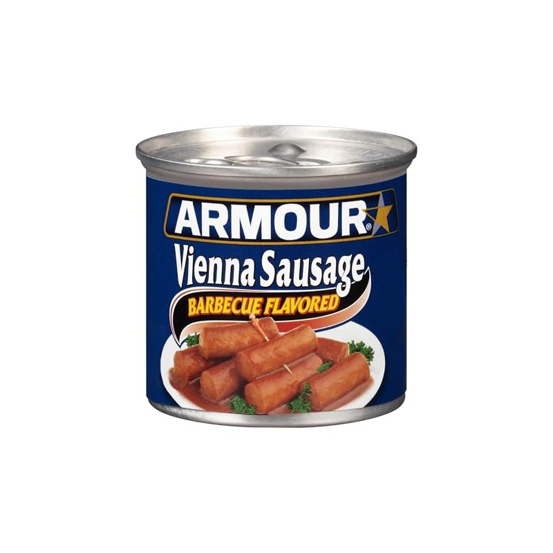 Barbecue Flavored Vienna Sausage 4.6 oz. (Pack of 12)